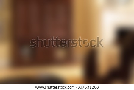 Blurred traditional living room/sitting room background