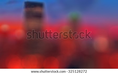 Colorful Blurred Night Bokeh Background. Bokeh Wallpaper.