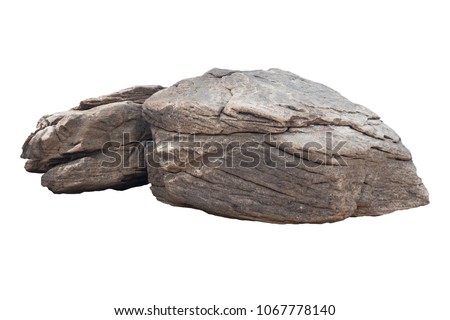 rock isolated on white background
 Stock foto © 