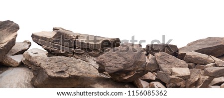rock isolated on white background Сток-фото © 
