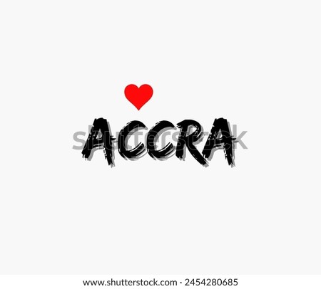 ACCRA text design, vector template, Inspirational and motivational quotes, typography designs: for prints, posters, cards, t shirt, coffee mug hoodies etc. 