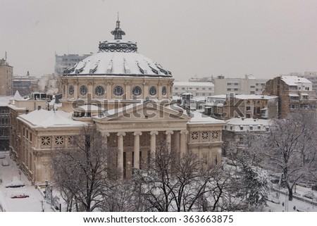 Similar – Foto Bild Bukarest schlechtes Wetter