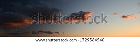 Similar – Foto Bild Der Himmel über Berlin im Abendlicht mit schönen Wolken und Fernsehtürmchen