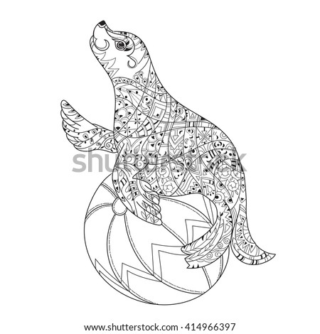 Download Cute Seal Coloring Pages At Getdrawings Free Download