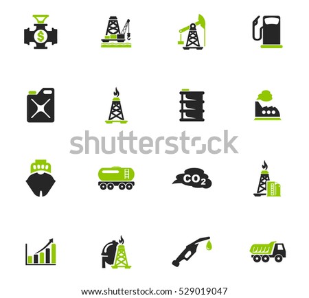 Extraction of oil icons set for web sites and user interface