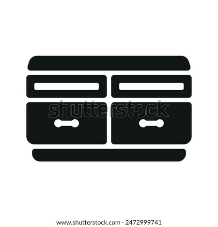 television stand icon vector design templates simple and modern