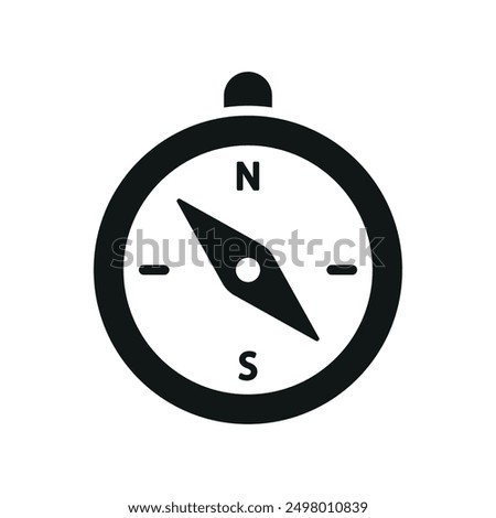 Compass stationary icon vector design templates simple and modern concept