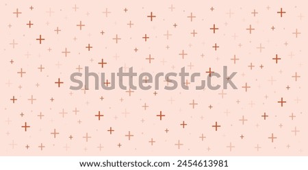 Medical cross and plus addition background. Hospital and pharmacy abstract seamless background.