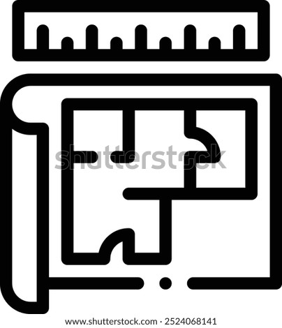 floor scrubber icon. Thin Linear Style Design Isolated On White Background