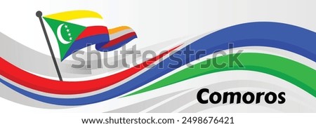 Comoros Independence Day Banner Design