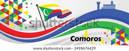 Comoros Independence Day Banner Design