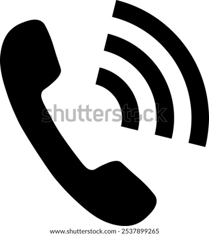 This is a phone mark icon.