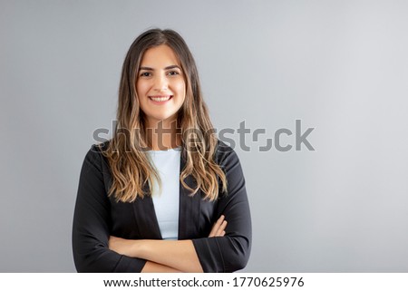 Similar – Image, Stock Photo Portrait of a beutiful kid with a wooden background