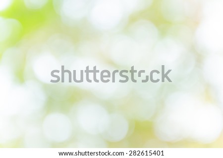 Beautiful bokeh derive from nature use as background
