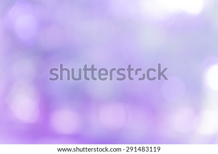 Violet abstract bokeh background from nature environment