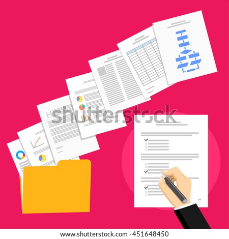 Business proposal and business agreement. Business person sign an agreement.