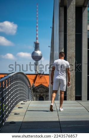 Similar – Foto Bild Paul-Löbe-Haus mit Spiegelung I