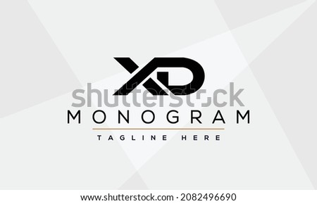 XD Letter Logo, XD logo icon vector for business