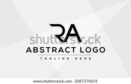 RA Letter Logo, ra logo icon vector for business Stock fotó © 