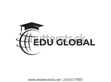 world education logo design vector graphic icon.