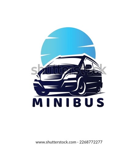 minibus vector logo editable file