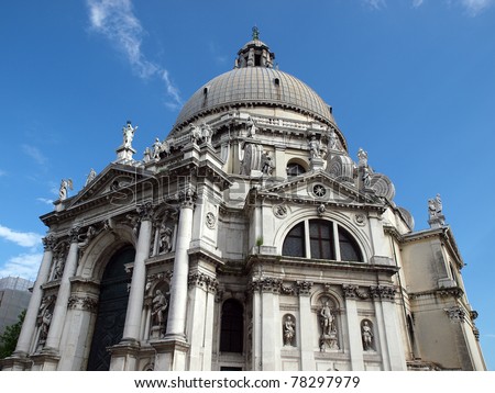 Santa Maria Della Salute was built as a thanks or offering to the Virgin Mary against he plague which had taken almost a third of the Venice\'s population in 1630.