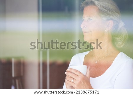 Similar – Image, Stock Photo Reflection of some dwellings in a shop window with inscription a vendre