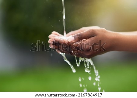 Similar – Image, Stock Photo unrecognizable woman washing hands on a sink with soap. Coronavirus covid-19 concept