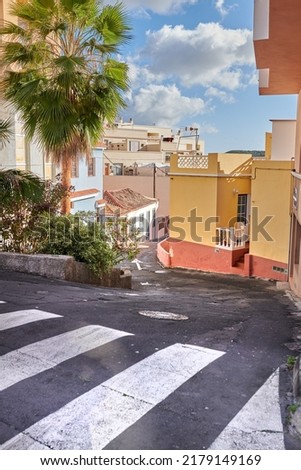 Similar – Image, Stock Photo Winding Road of Palma de Mallorca, Spain