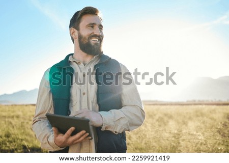 Similar – Image, Stock Photo Smiling gardener with spring flowers at table