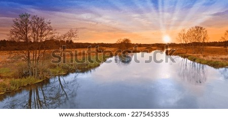 Similar – Image, Stock Photo Small river in the Winter