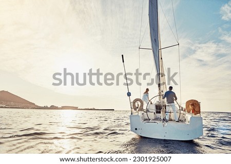 Image, Stock Photo #AS# Sailing trip break?