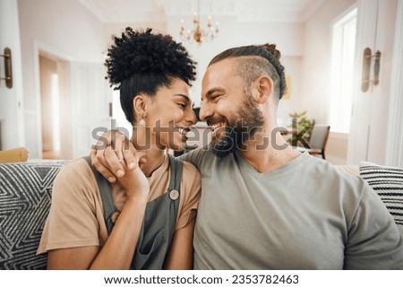 Similar – Image, Stock Photo Young couple in love bride and groom posing in studio on background decorated with Christmas tree in their wedding day at Christmas near the large panoramic window.