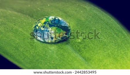 Similar – Image, Stock Photo water worlds Landscape