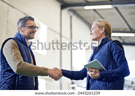 Similar – Image, Stock Photo partnerlook Logistics