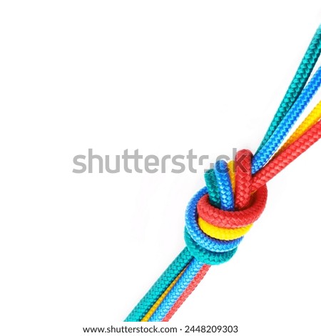 Similar – Image, Stock Photo rope team | secure something somehow