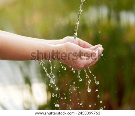 Similar – Image, Stock Photo water wells Water Well