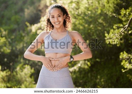 Similar – Image, Stock Photo Portrait of a running serious young african arab woman smiling after jogging at outdoors. Straight to camera, fitness body type. Urban exercise outdoors.