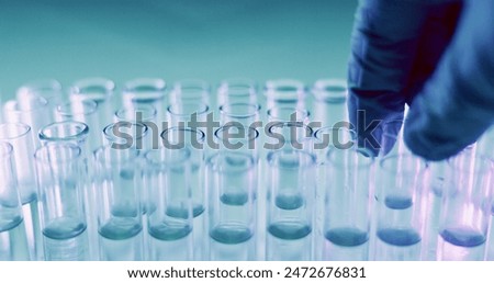 Similar – Image, Stock Photo Test tubes test science