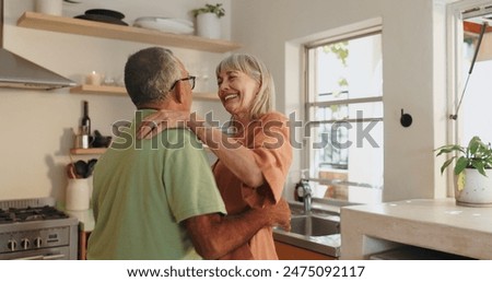 Similar – Image, Stock Photo Happy Joyful senior old white hair woman wearing santa claus hat smiling while using smart phone. stands against a color background. Wearing Christmas clothes. Copy space. Advertising space