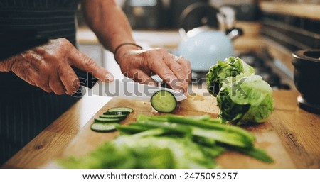 Similar – Image, Stock Photo cucumbers Food Vegetable