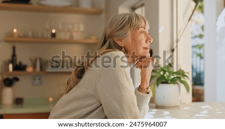 Image, Stock Photo adult man reflecting on his future