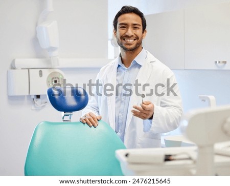 Similar – Image, Stock Photo Dental Clinic Worker With Face Mask