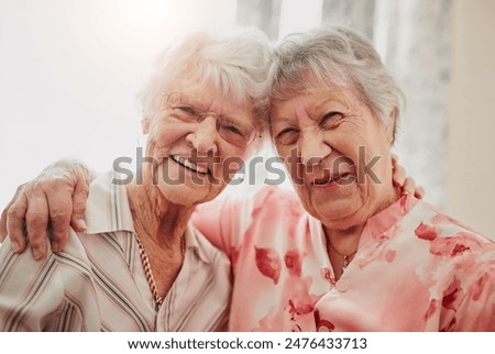 Similar – Image, Stock Photo happy senior woman smiles