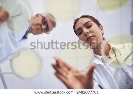 Similar – Image, Stock Photo This is the breakthrough !  | Broken asphalt