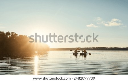 Foto Bild Paddeltour ins Blaue Kanal