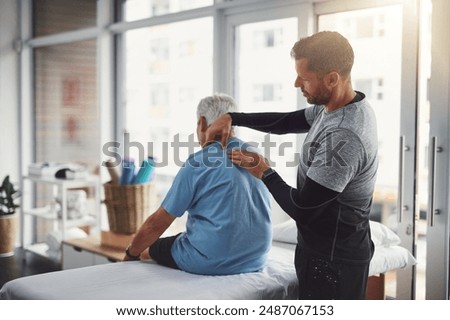 Similar – Foto Bild Medizinische Massage am Fuß in einem Physiotherapiezentrum