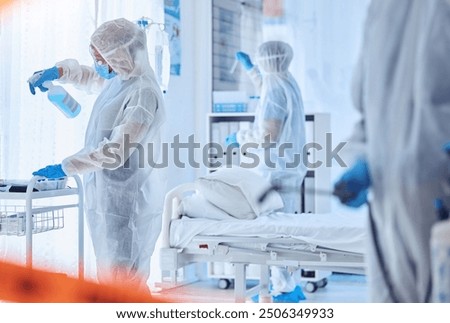 Similar – Image, Stock Photo Person disinfects and cleans door handle with antibacterial wet wipes to protect against viruses, germs and bacteria during coronavirus outbreak and flu covid ncov epidemic. Clean home