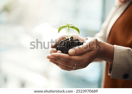 Similar – Image, Stock Photo growth Nature Spring