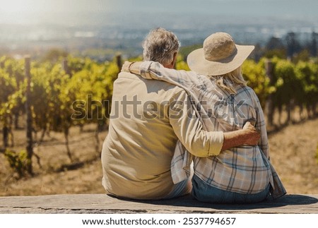 Similar – Image, Stock Photo wine romance Field Tree